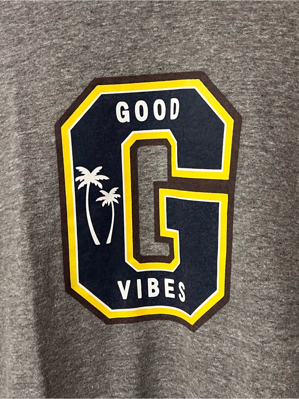 Sub Urban Riot Gray G Good Vibes Pullover Sweatshirt sz Large Crewneck - Picture 3 of 8